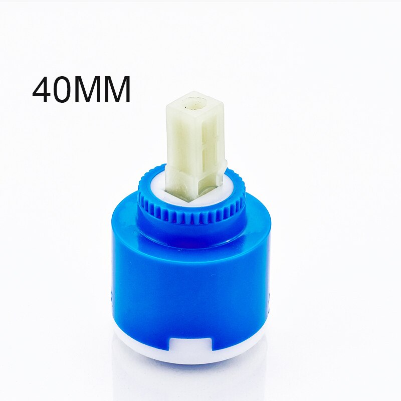 35mm/40mm Ceramic Disc Cartridge Inner Blue Faucet Valve Water Mixer Tap For Faucet Replace Part: 40MM