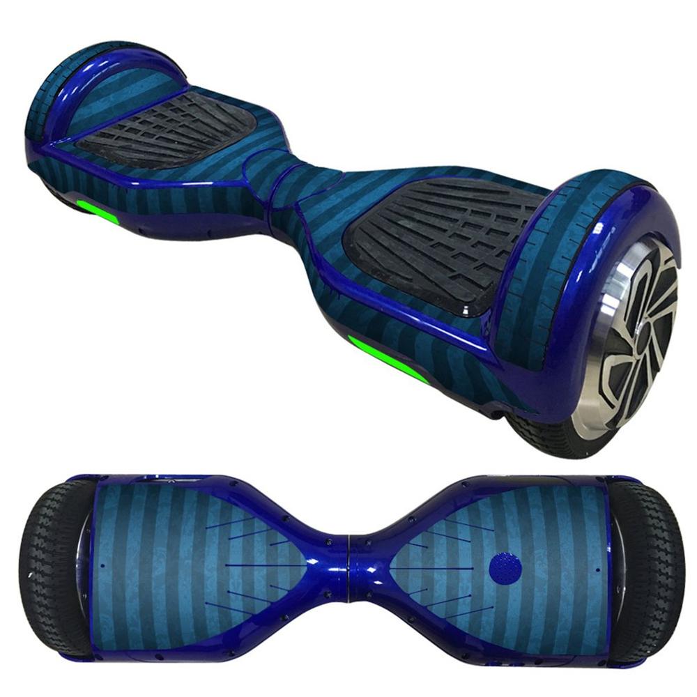 Scooter électrique auto-équilibré de 6.5 pouces, planche à roues, couverture de protection en PVC, autocollant de peau, hoverbaard classique, pour décoration de voiture: violet