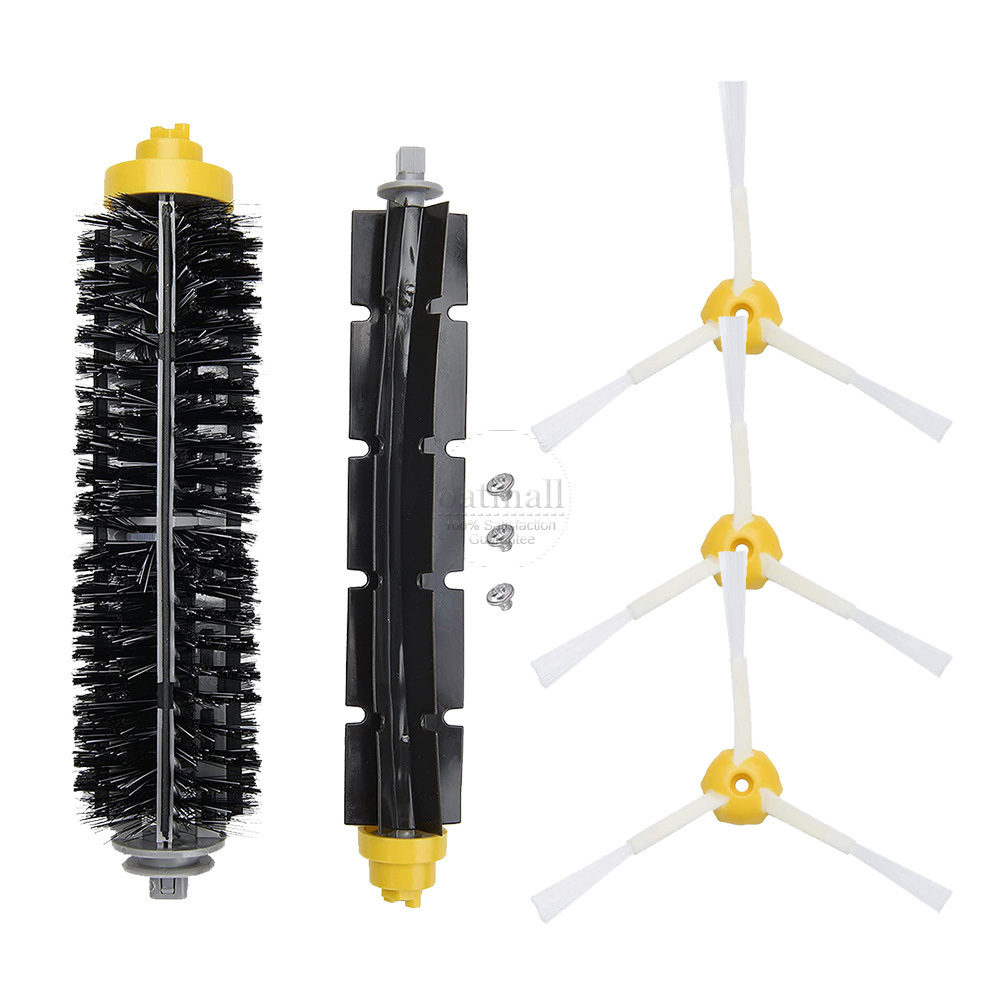 Para iRobot Roomba 770 780 790 700 Series accesorios repuestos Kit de repuesto de aspiradora cepillo lateral de cerdas filtro HEPA: Naranja