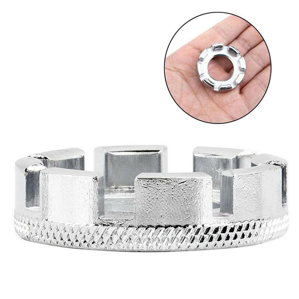 8-Way Bike Wheel Spoke Key – MTB BMX Cycle Rim Nipple Tool, Steel Spanner