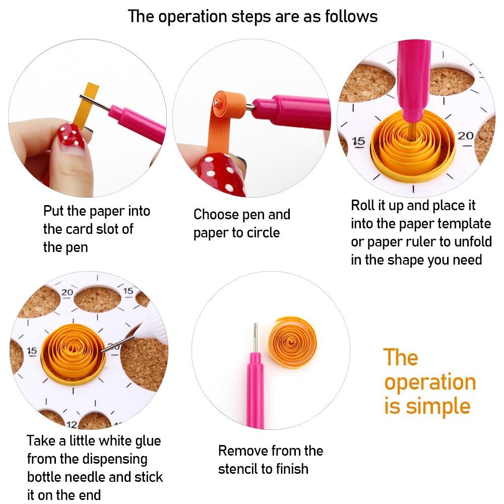 13Pcs DIY Scrapbook Handmade Tools Multifunctional Slotted Quilling Paper Pen Craft Card Making Bookbinding Origami Handcraft