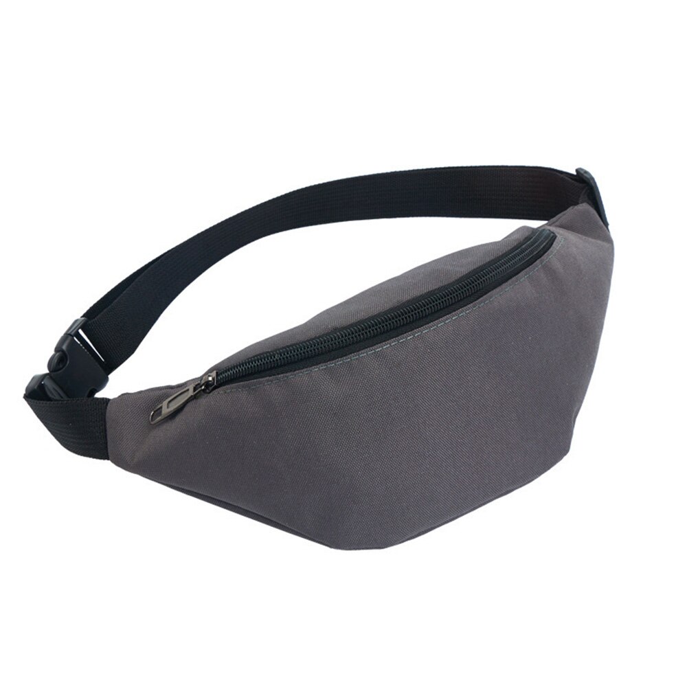 Frauen Fanny Pack Taille Tasche Männer Oxford Bum Taschen Leichte Hüfte Crossbody Brust Packs Sling Tasche Mit Zipper Taschen Für reise: Grey