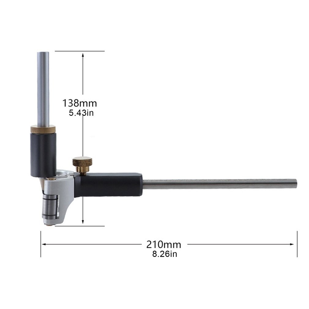 0-120MM madera herramienta trazadora de calibrador de mortaja marcado anodizado herramienta para trabajar la madera de marcado con la herramienta Lápiz