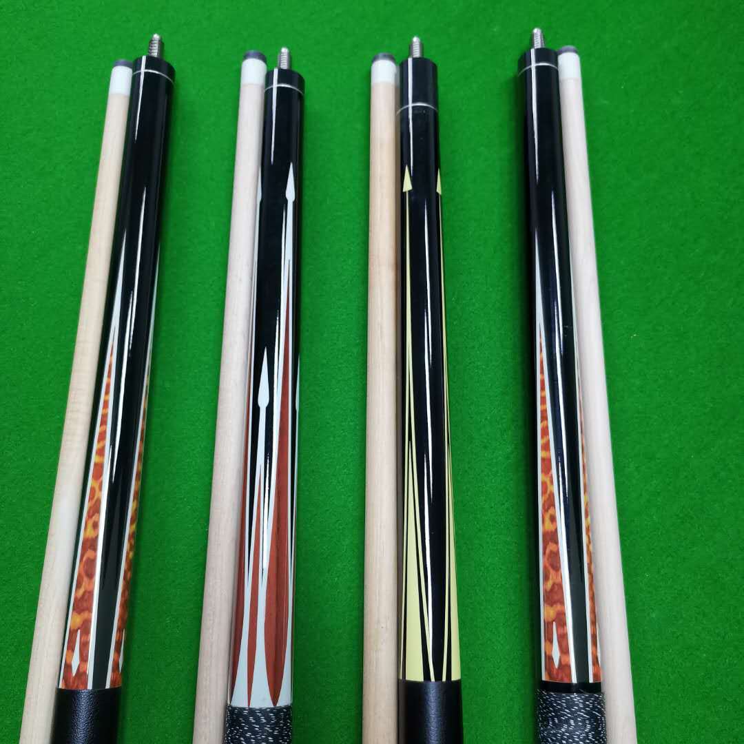 American Pool Table Big Head Rod Nine-ball Member Rod Chinese Style Black Eighty Six Color Cue Stick Billiards Supplies