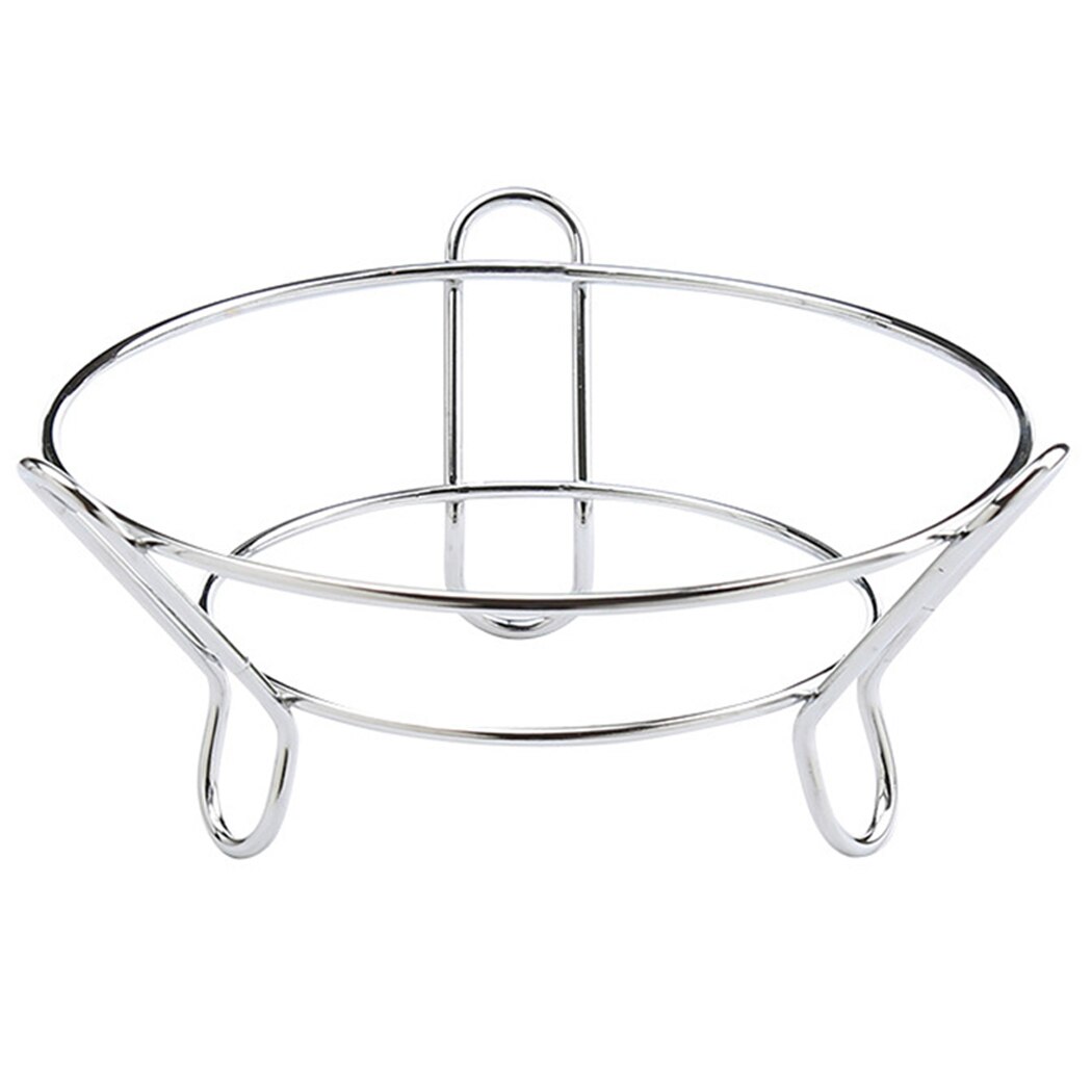 Garnek ze stali nierdzewnej stojak kreatywny okrągły siatka robić studzenia gotowanie półka na garnki uchwyt miska wsparcie naczynia spoczywa kuchenny schowek