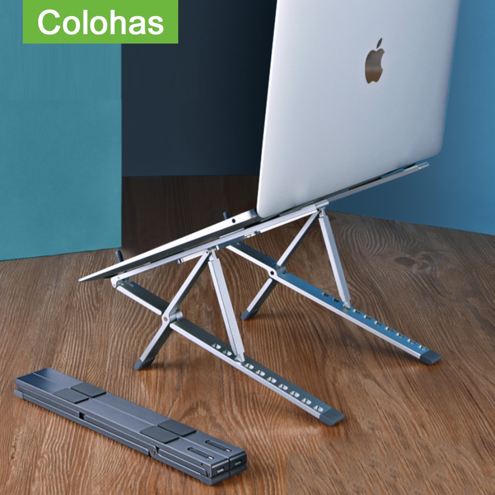 Adjustable Laptop Holder Notebook Stand Support For Mackbook Pro Computer Base Riser Portable Laptop Stand Cooling Bracket