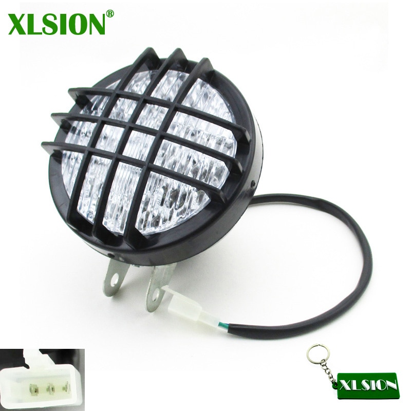 XLSION LED Kopf Licht Scheinwerfer Für 50cc 110cc 125cc 150cc 200cc ATV Quad gehen Kart Buggy Roketa SunL Taotao