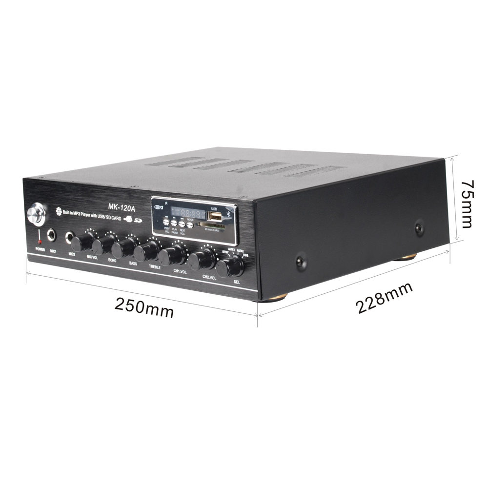 JOINAUDIO 2 Kanal Stereo 30W Verstärker Hause verwenden Professionelle 30W Verstärker für Cafe