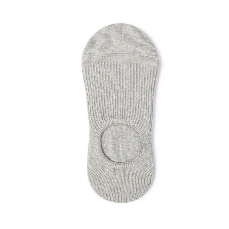 LKWDer 6 Pairs Autumn Korean Women's Socks Female Solid Color Double Needle Boat Socks Anti-shedding Cotton Socks: E / EUR 35-39