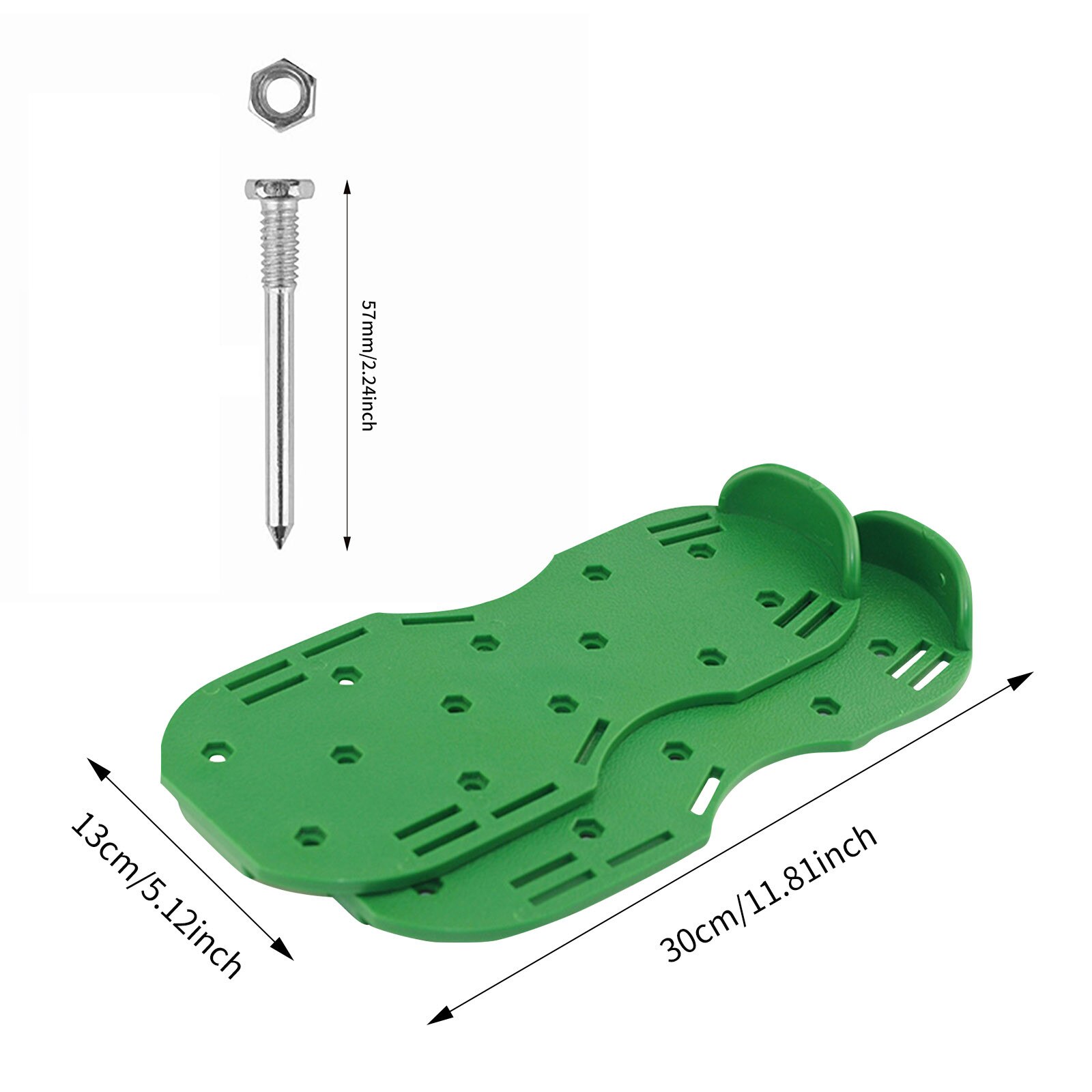 Lawn Aerator Sandals Gardening Floor Paint Self-leveling Cement Construction Nail Shoes Scarifier Grassland Ripper Tool A Pair