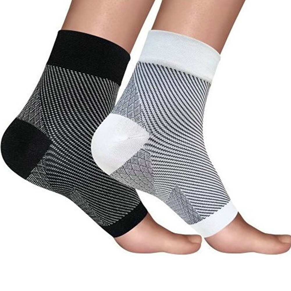 Unisex lindrer smerte sokker ankel smertelindring erme løpende kompresjon elastisk utendørs sport plantar fasciitt
