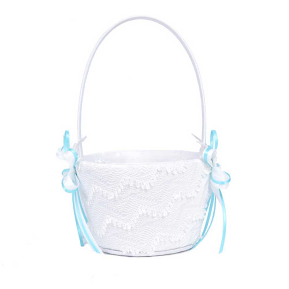 Wedding Flower Basket + Guest Sign Book+ Ring Pill... – Grandado