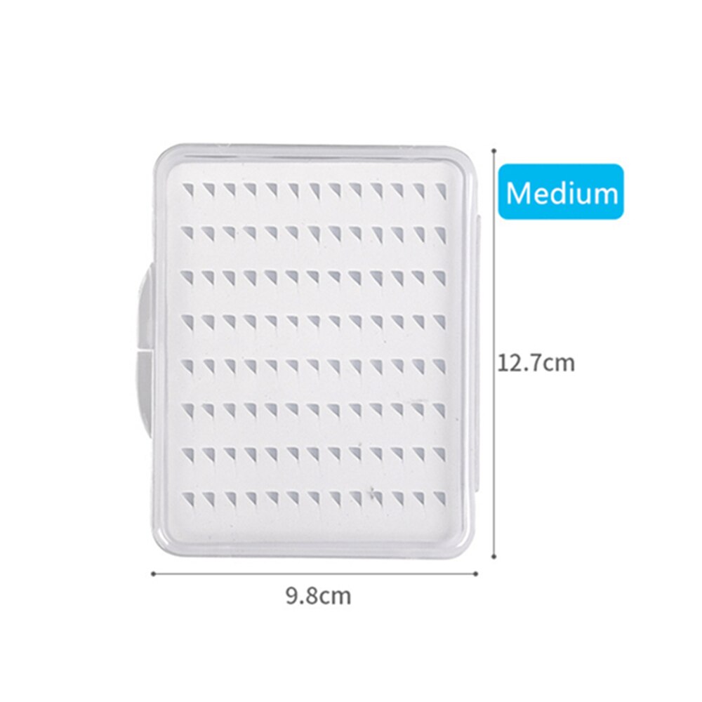 Fly Hook Doos Fly Vishaak Doos Met Schuim Waterdicht Duurzaam Vistuig Transparante Sml Pesca Vissen tackle Box: M