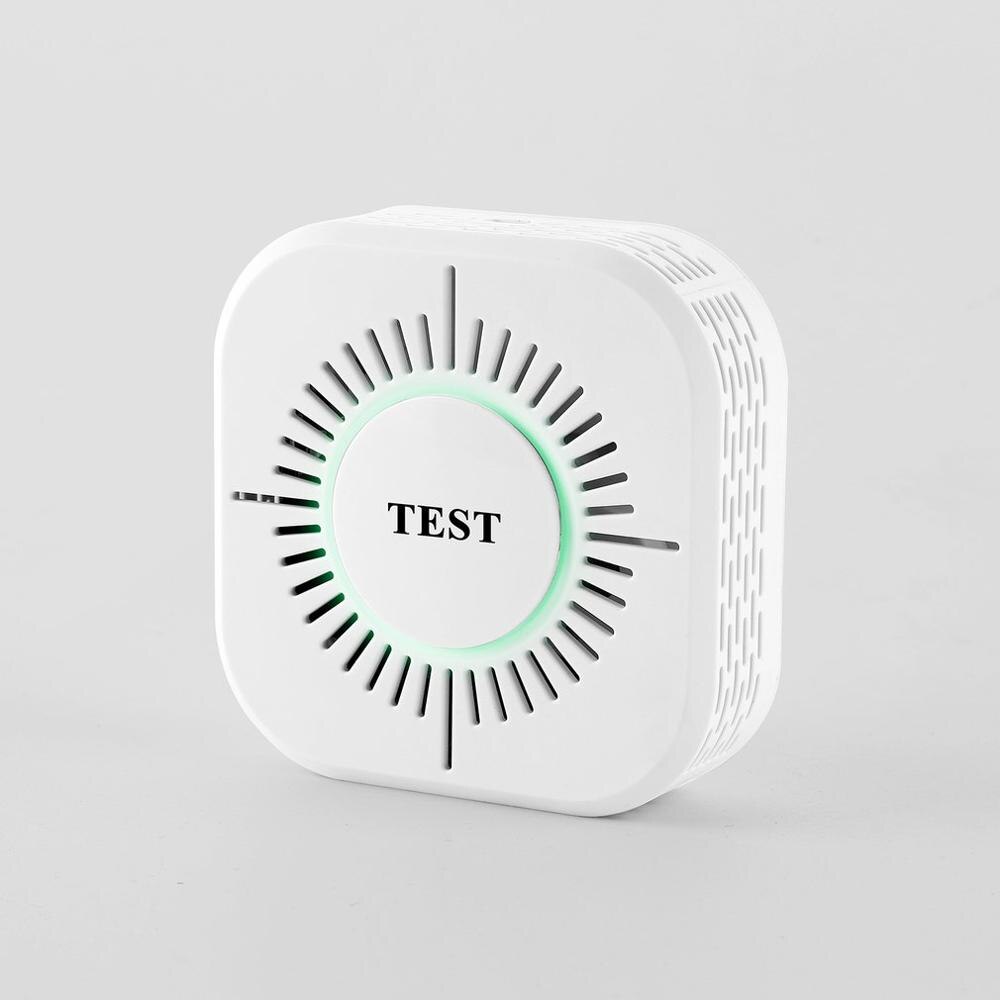 Røykvarsler trådløs røyksensor sikkerhetsalarm til hjemmekontorsikkerhet smart hjem
