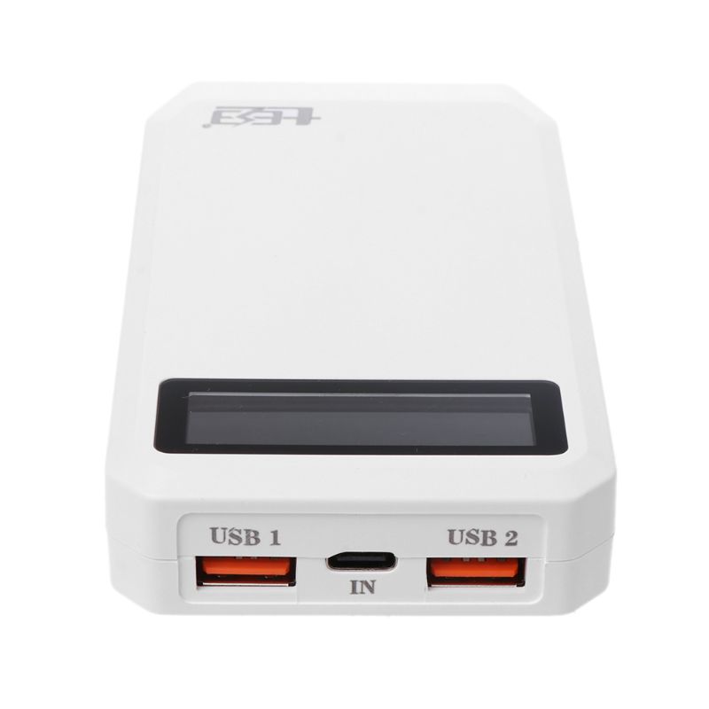 Keine Batterie Dual USB QC 3,0 + Typ C PD Ausgang 3x18650 Batterien DIY Power Bank Halter Fall schnelle Ladegerät Für Handy Tablet