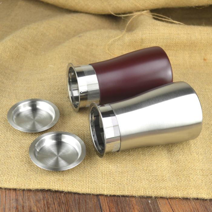 304 stainless steel coffee fragrance-smelling cup sifter Fresh Ground Coffee sieve shaker sifting device
