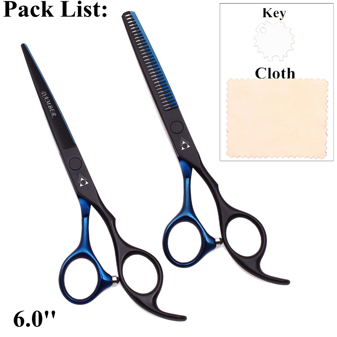 Tijeras para el cabello 5,5 6,0, tijeras profesionales de peluquería, juego de tijeras de peluquero para adelgazar, tijeras para cortar cabello 440C Japón acero 888 #: Naranja