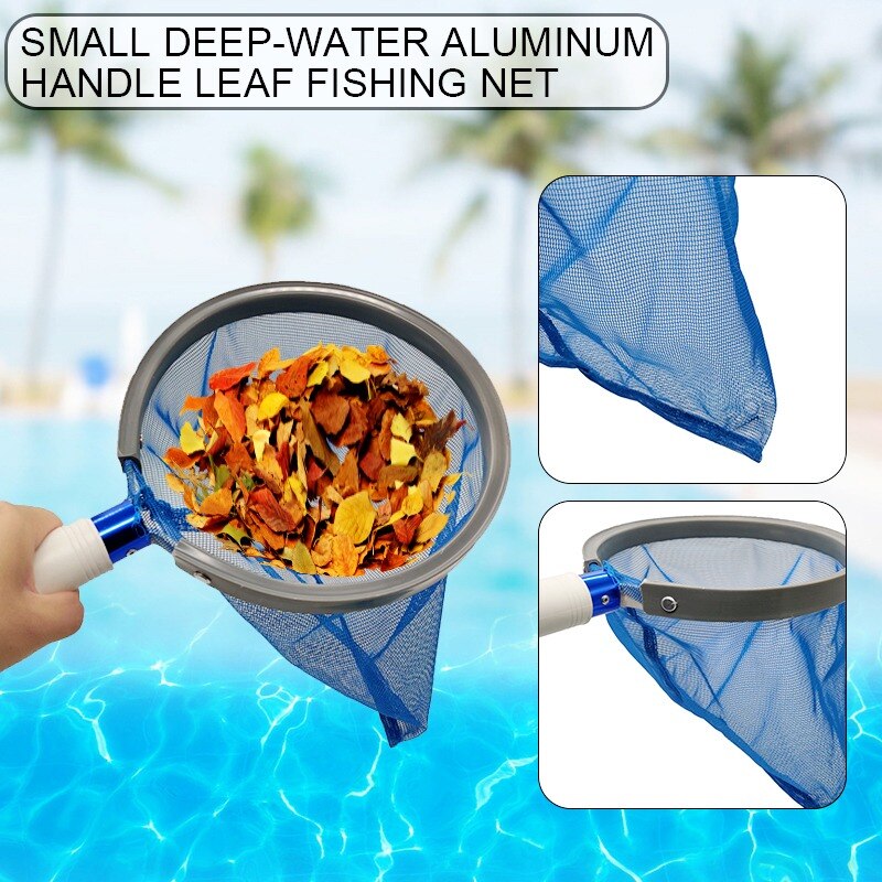 Swimming Pool Net Tool Shallow/Deep Water Fishing Net Pool Cleaning Net Equipment Home Outdoor Fishing Net Supplies