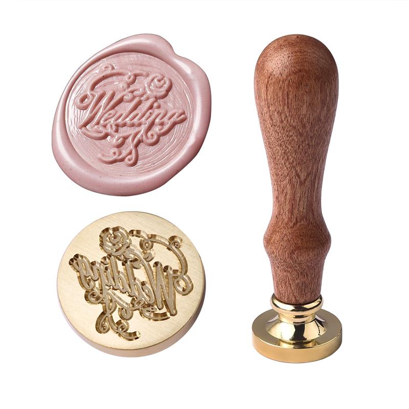 Træ mønster voks segl frimærker retro tillykke med fødselsdagen antik træ forsegling scrapbooking sollos stempel håndværk bryllup dekorative: 5