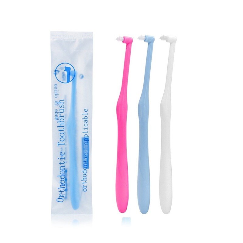 4Pcs Oral Care Orthodontische Tandenborstel Wijsheid Tanden Tuft Borstel Interspace Borstel