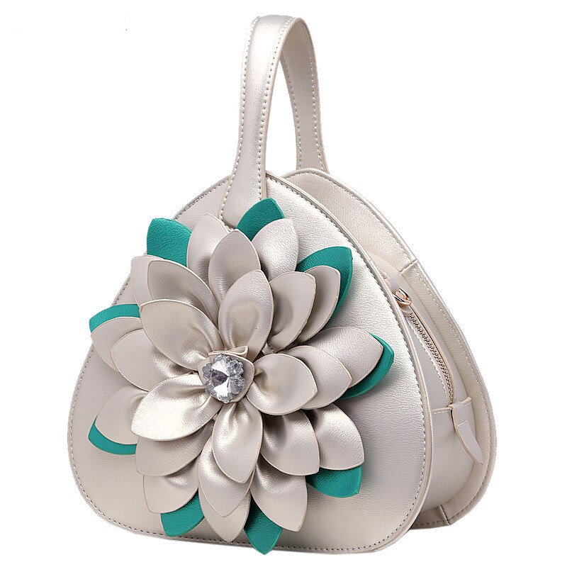 Vrouwen Mode Etnische Stijl Hartvorm Applique Grote Capaciteit Schoudertas Crossbody Tas Kantoor Dagelijks: Champagne