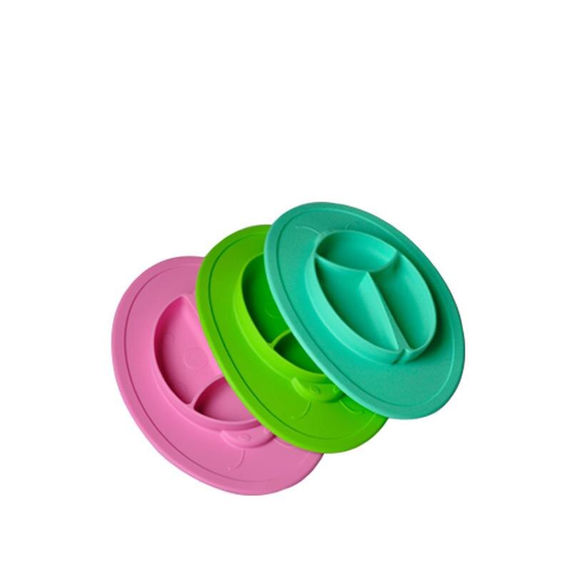 Cartoon Baby Dishes Meal Plate Meal Mat Silicone Easy Cleaning Tray for Children Kids food Holder Tray Food Container Tableware