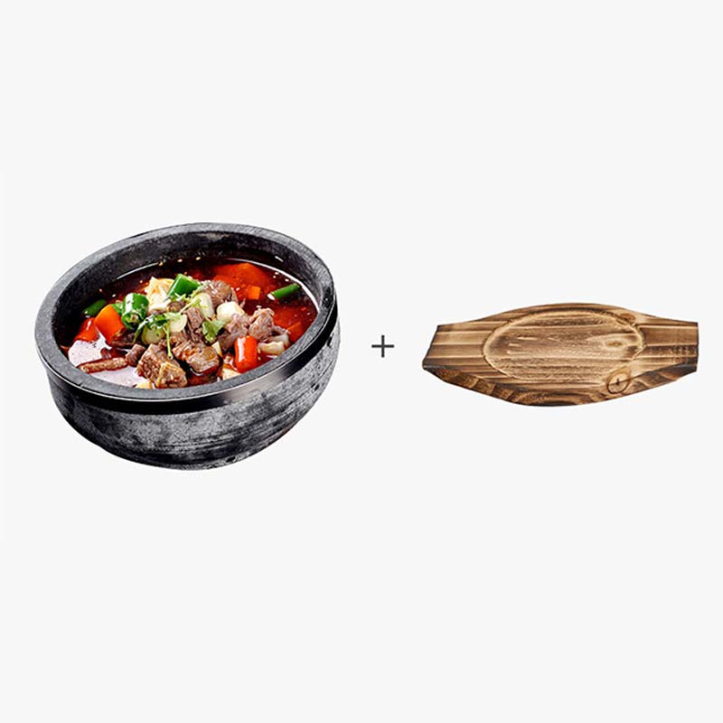Tajine Induction Chaudron Fonte XICHENGSHIDAI - Bol Bibimbap Dolsot 1400ml - Base Bois - Induction Et Four Bol Fonte Dolsot Tajine Induction Chaudron Fonte XICHENGSHIDAI - Bol Bibimbap Dolsot 1400ml - Base Bois - Induction Et Four Bol Fonte Dolsot