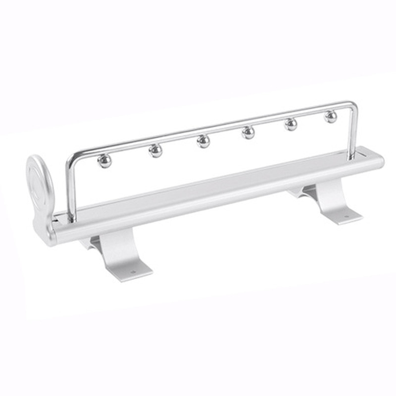 260mm-460mm aluminiumlegering infällbar hängare garderob topp klädstång garderob förvaring organisera möbler hårdvara