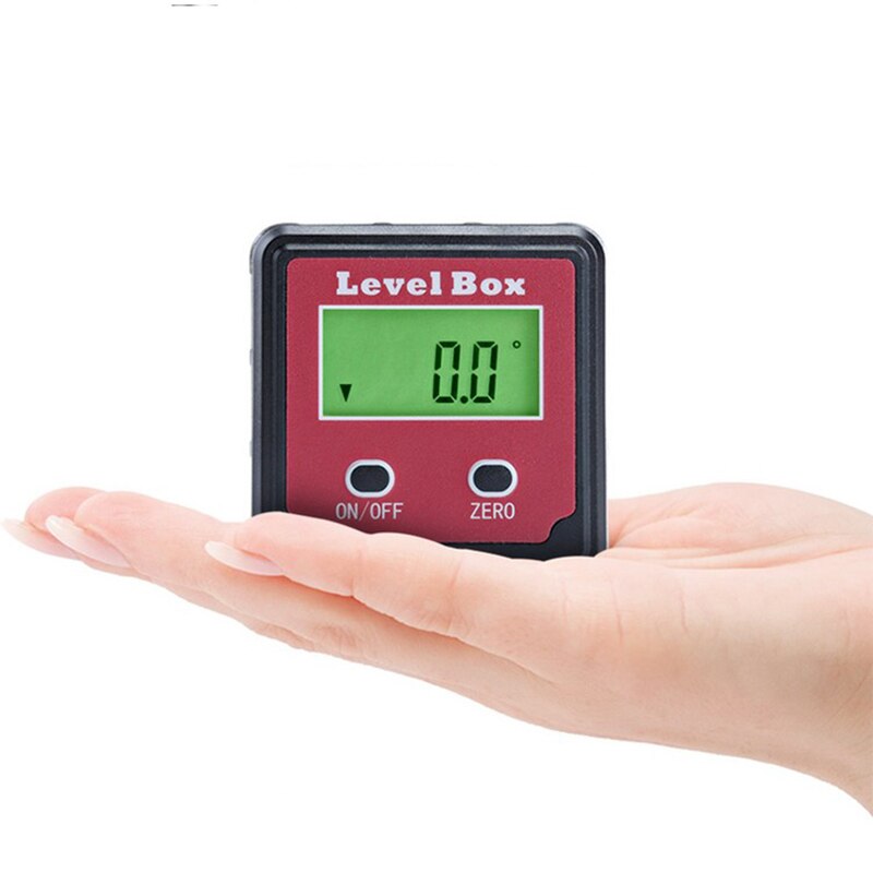 Protractor Precision Digital Network Conveyor Waterproof Inclinometer Level Instrument Box With Magnetic Base Precision Level