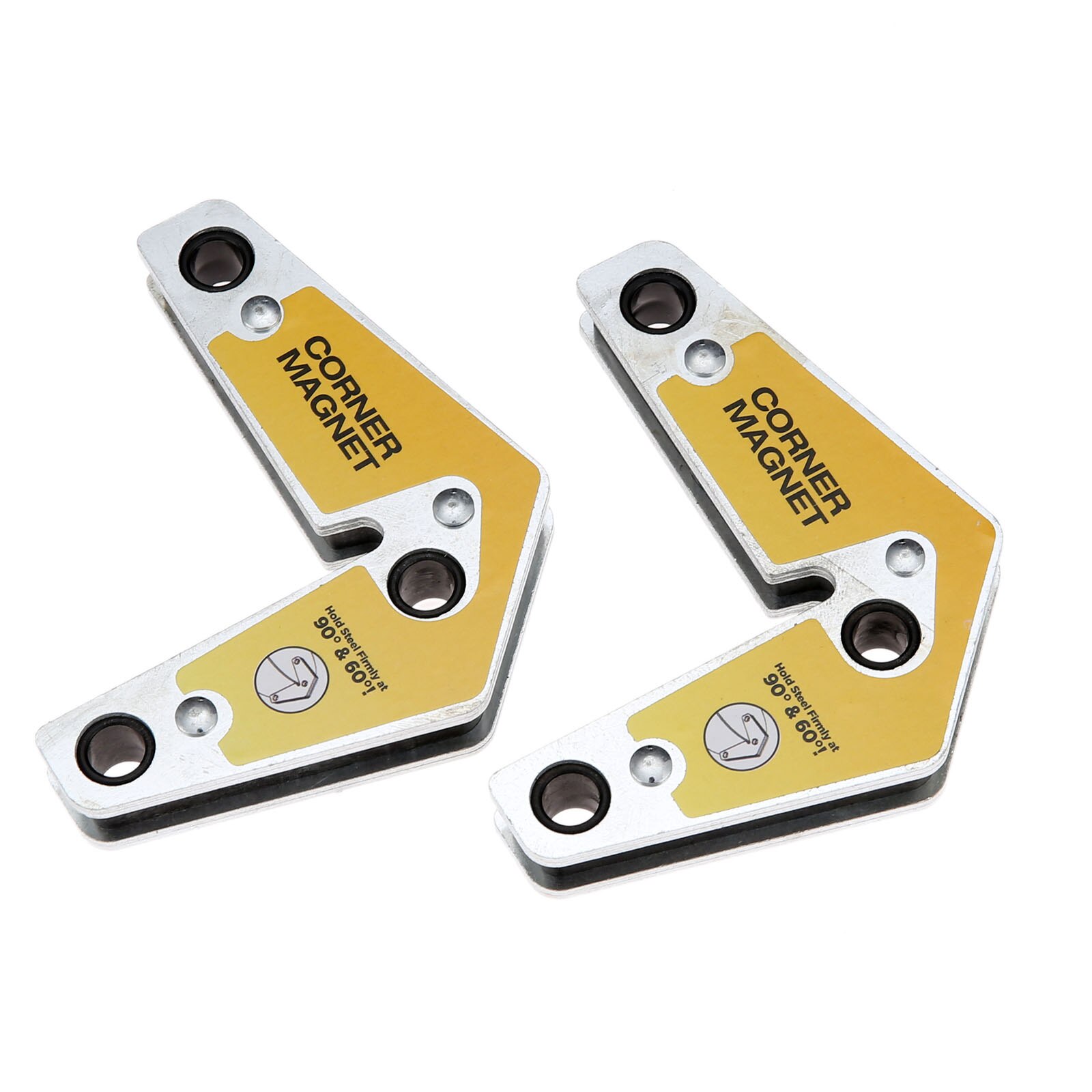 2Pcs Strong Welding Corner Magnet Holder Industrial Internal &amp; External Right Angle Fixator 60 90 Angle Neodymium Magnetic Clamp