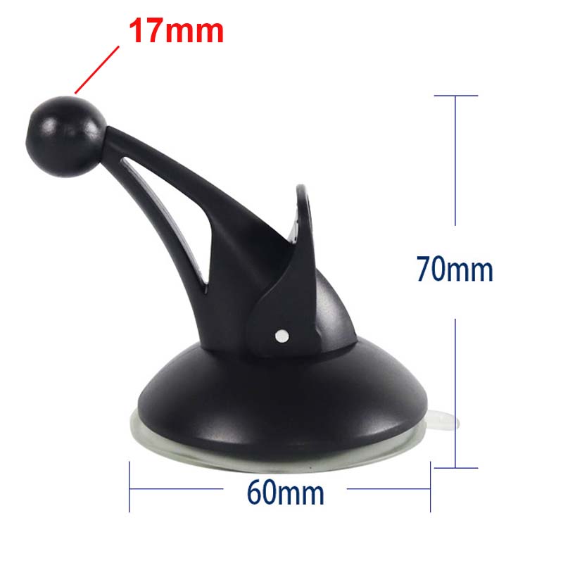 Universal 17mm Ball Head Car Phone Mount Magnetic Holder Base Dashboard Gravity Bracket Suction Cup for DVR GPS 3M Sticker Stand: NO2