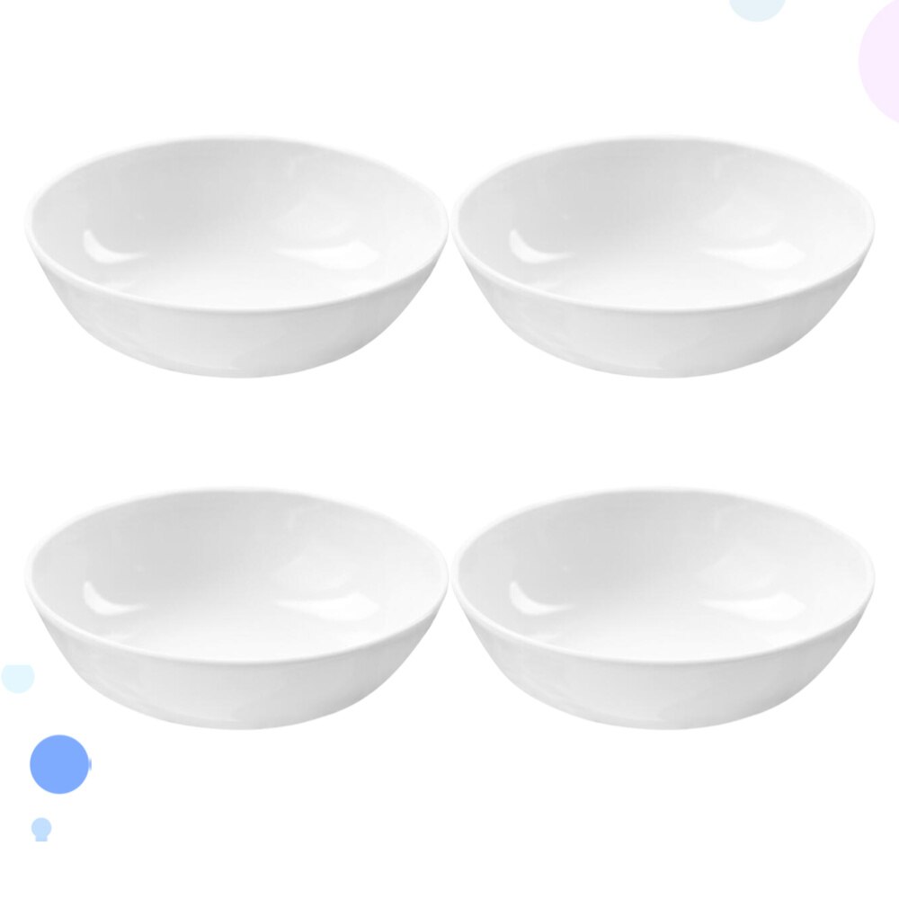 4PCS Ceramic Sauce Plate Dipping Plate Mini Seasoning Sauce Dish for Home Restaurant Hotel: Default Title