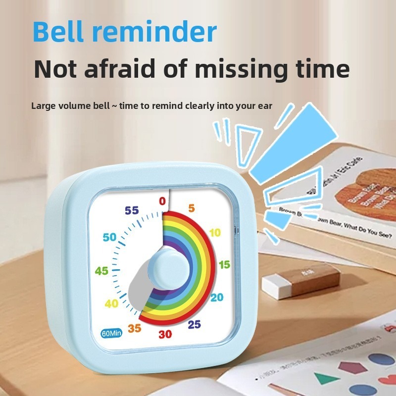 Silent Classroom Timer for Home Yunbaoit Visual Timer With Night Light School Kitchen Accessories Stopwatch Minuteur Stop Watch