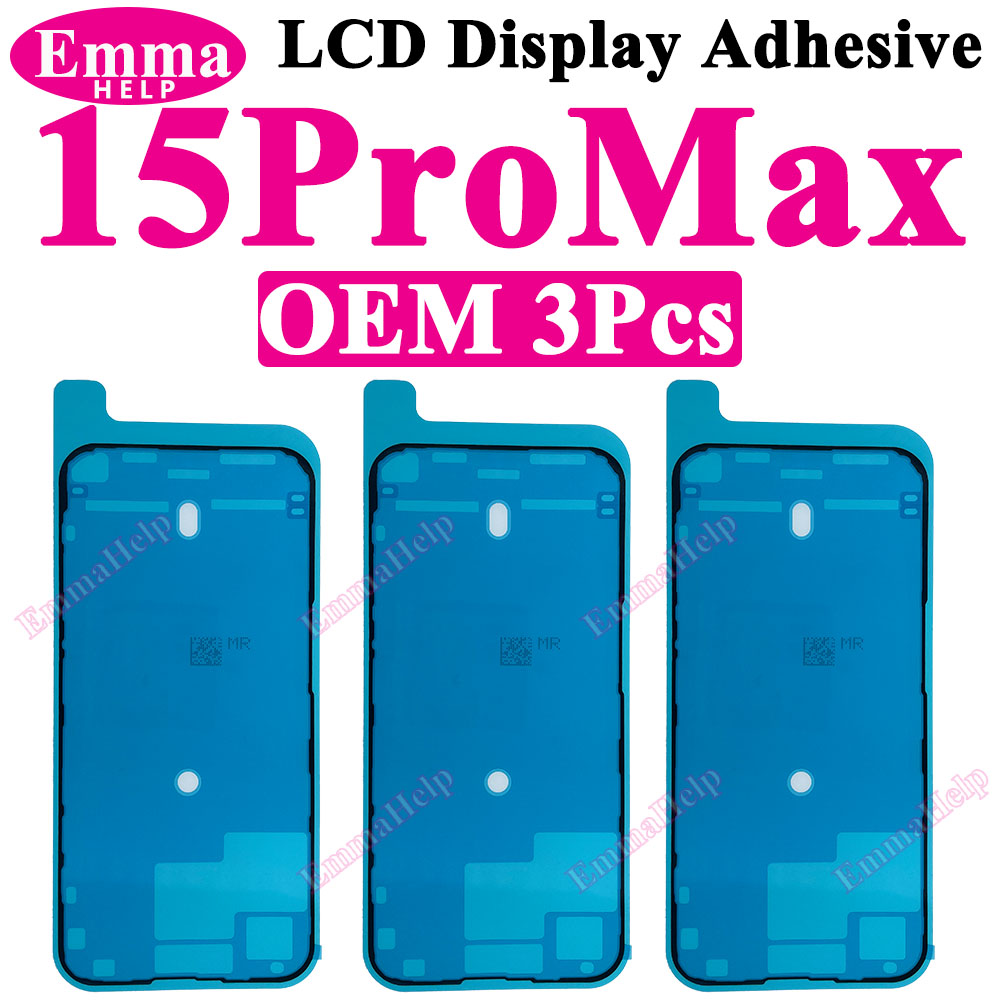 LCD Screen Adhesive Sticker For iPhone 11 13 16 Pro Max 14 15 Plus 12 Mini Frame Seal Glue Tape LCD Display Waterproof Glue Seal: Khaki