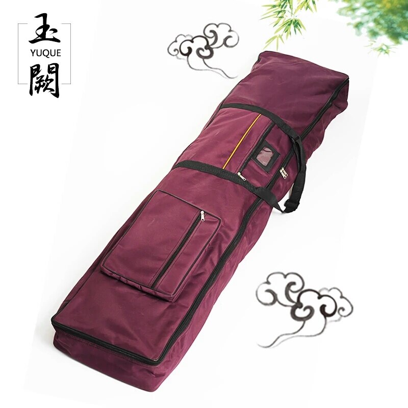 Yuque oxford guzheng beskyttende blød carring taske / bærbar taske cover til guzheng rejsetaske med 1 "tyk polstring