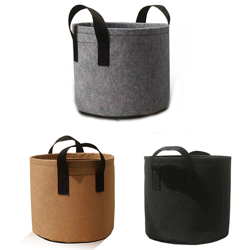 10/7/5/3/2 DIY Plant Seeding Grow Bags Vegetable Flower Pots Indoor Farm Graden Vegetable Flower Growing Bags Planting Tools