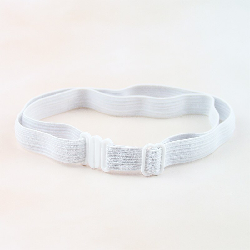 1PC Men Women Kids DIY Accessories Bow Tie Adjustable Polyester Belt With Clip Bowtie Black White Elastic Strap Extender Bands