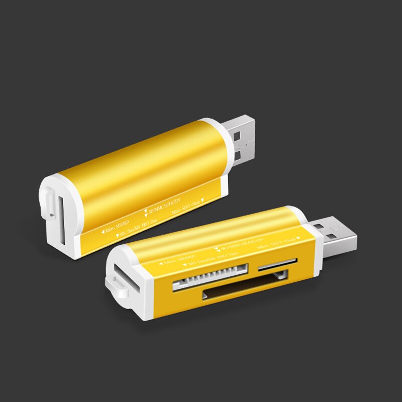 All In1 4 Slots Card Reader For T-Flash,MMC,TF,M2 Adapter SD Card Reader For Laptop Computer