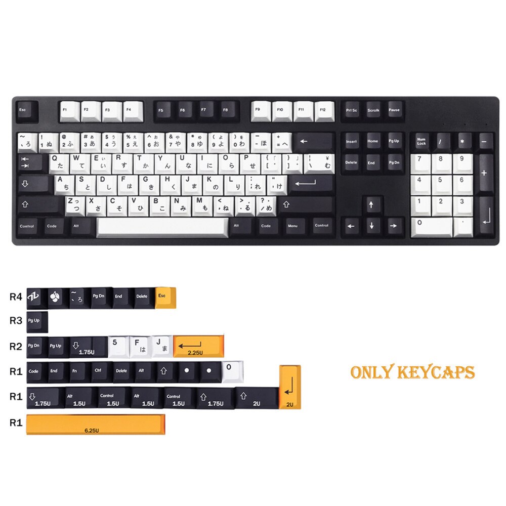 GMK Sushi TaiChi grand ensemble DYE-SUB PBT Keycap personnalité personnalisée japonaise profil cerise Keycaps pour clavier mécanique 61/64