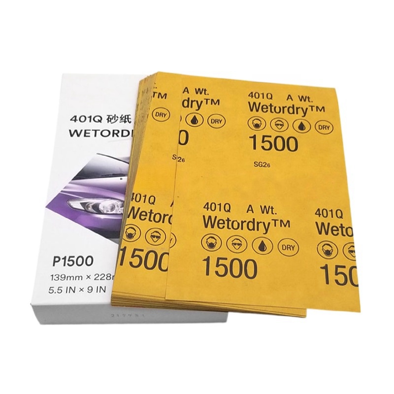3M Sandpaper Set 1500/2000 Grit Sanding Paper Water/Dry Abrasive Sandpapers