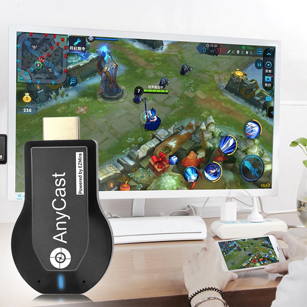 Projetos anycast m2 plus hdmi-vara de tv compatível miracast airplay dlna wi-fi sem fio display dongle receptor para ios android