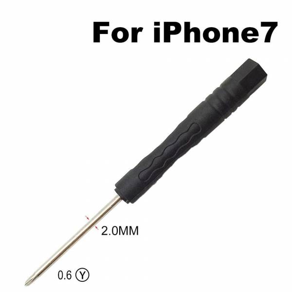 Tournevis en Y pour iPhone 7 / 7 Plus, trois pointes, déclencheur de 0.6mm