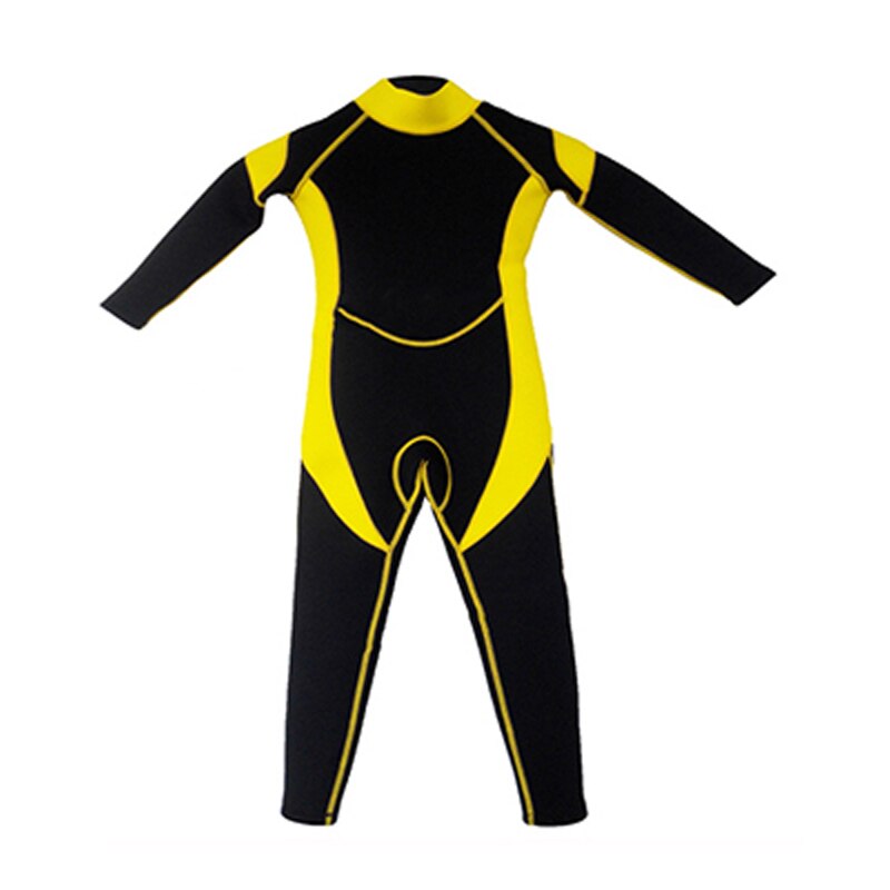 Hisea wetsuits kids 3/2mm neoprene boys girls wetsuit full body Surfing Snorkling Spring swimming suit: 3 / 8Y 125-135cm