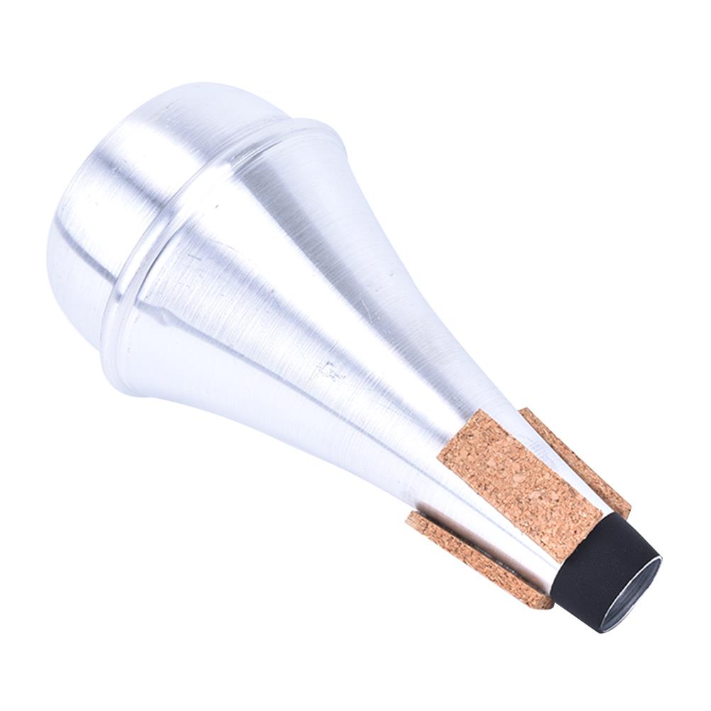 For Jazz Instrument Practice Beginner Trumpet Aluminium Straight Trumpets Mute 68*68*135mm
