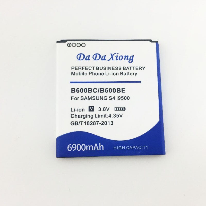6900 mah  b600bc b600be batteri til samsung galaxy  s4 i9295 i9505 i9502 i9508 i9500 i9150 i9152 i9158 i9506 g7100