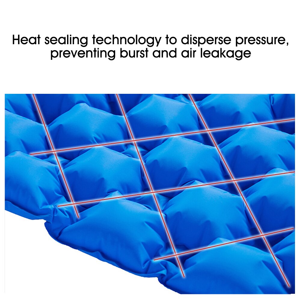 Camping Mat Self Inflatable Mattresses Camp Inflatable Mattress Outdoor Mat Tent Mat Sleeping Pad Hiking Trekking with Pillow
