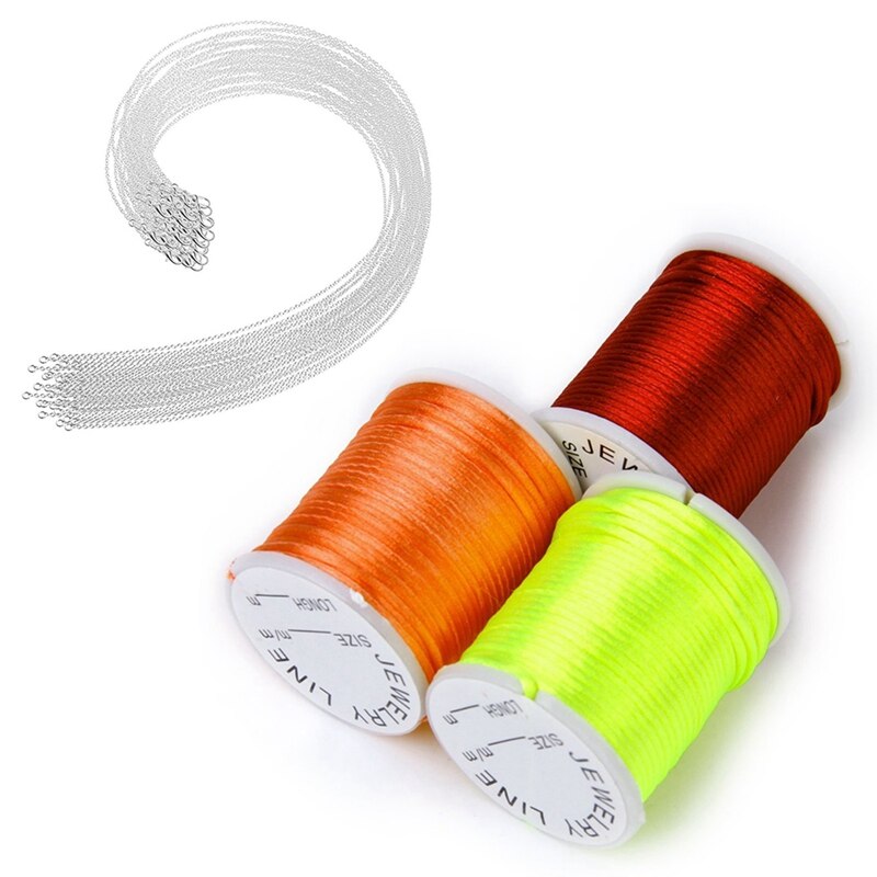 PH PandaHall 91 Meter Rood Nylon Koord 1.5mm - Gevlochten Kralen Draad Voor Armbanden, Ambachten En Reparaties