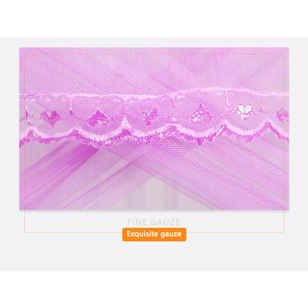 Malha dormitório mosquito net quadrado superior verão duplo poliéster abertura casa dossel decoração anti inseto cama sólida