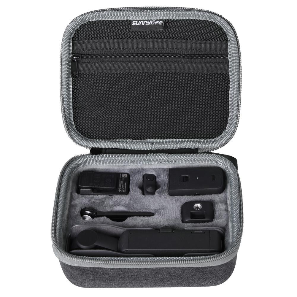 Caja de almacenamiento para accesorios de Dron DJI Pocket 2, bolso de cardán con asa portátil a prueba de golpes, bandolera protectora de un solo hombro