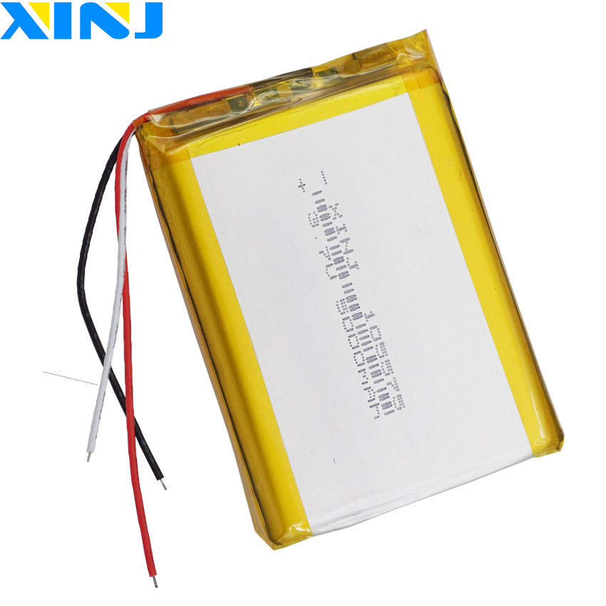 3.7V 5000mAh 18.5Wh Li-Polymer Li Lipo Battery NTC 3 Wires Thermistor For GPS Power Bank E-Book PAD MID PSP DIY Tablet PC 105575